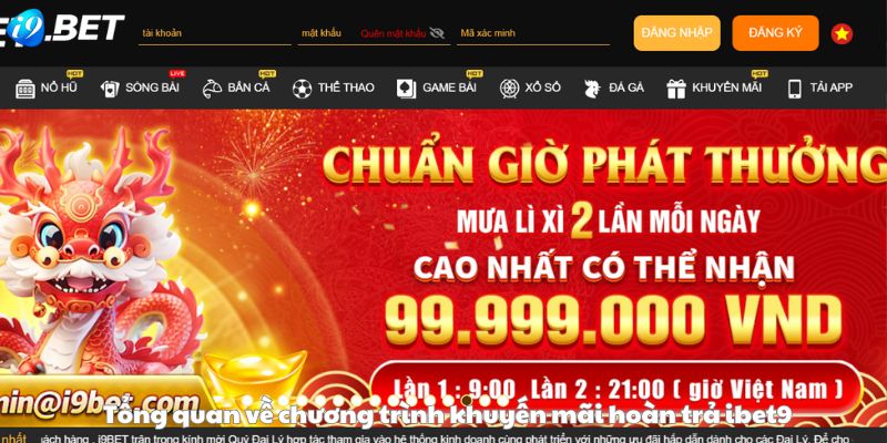 Tìm hiểu tổng quan về khuyến mãi hoàn trả i9bet